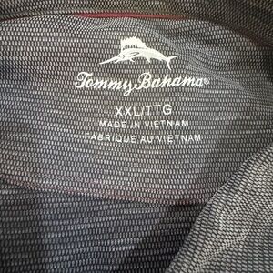 Tommy Bahama Charcoal Textured long sleeve Shirt XXL